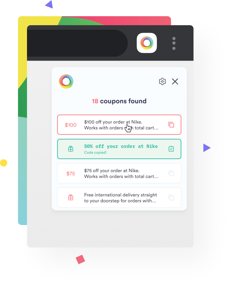 Browser extension ready to activate
